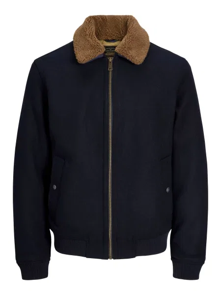 Jack & Jones Premium Geacă de primăvară-toamnă JPRBLUMelvin marin / maro albastru