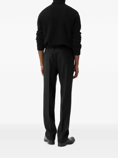Pantaloni Versace de lână negru