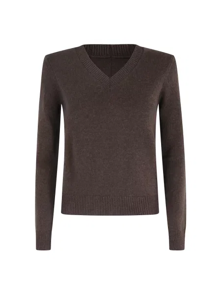 Sweter Mm6 Maison Margiela brązowy