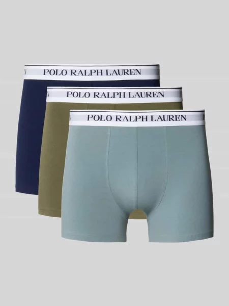 Obcisłe bokserki z mieszanka bawełny model CLSSIC PACK' Polo Ralph Lauren Underwear oliwkowe