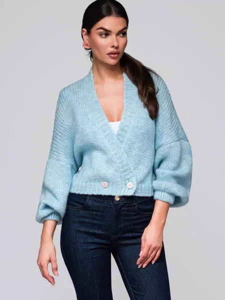 Pulover Edoti albastru