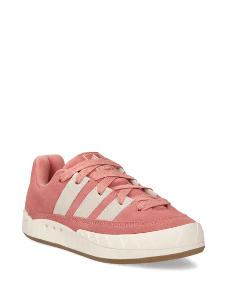 Sneakerși Adidas Terrex cu dungi din piele de căprioară roz