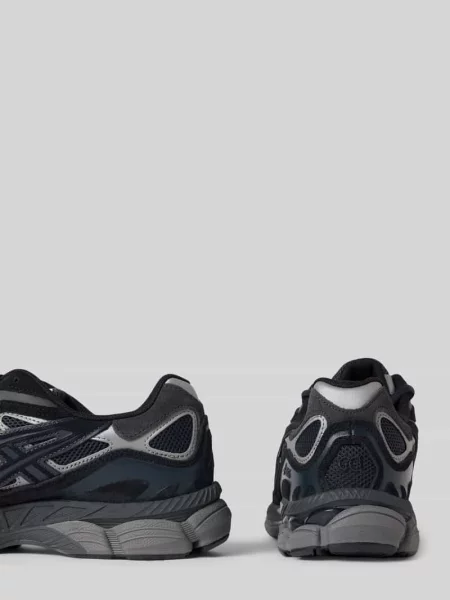 Sneakersy z detalem z logo Asics czarne