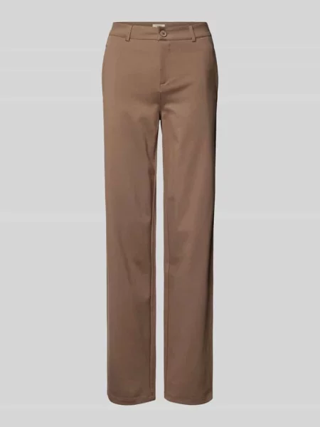 Spodnie materiałowe o kroju regular fit z z wypustką model ‘Lano’ Fransa