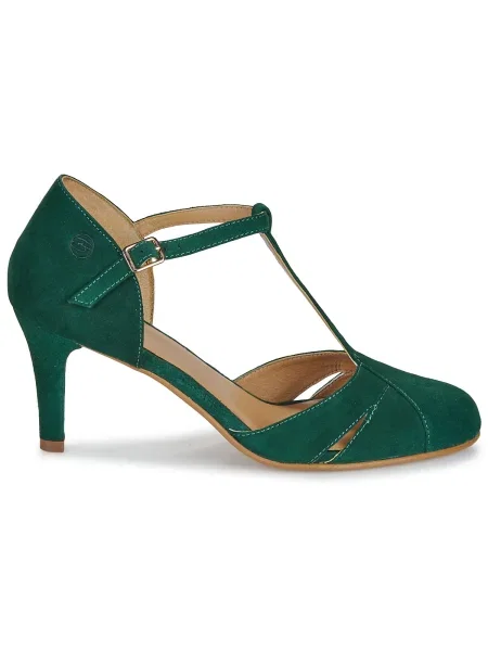 Pantofi Betty London verde