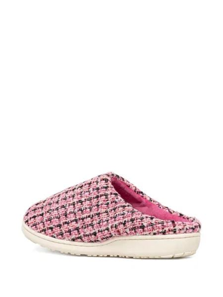 Papuci de casă Subu din tweed roz