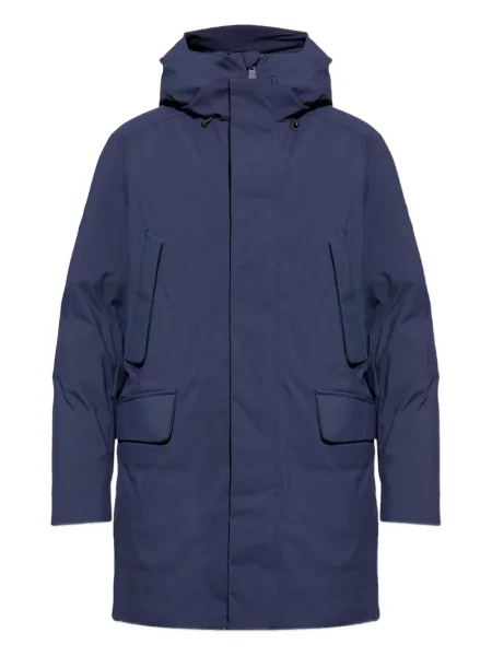 Geacă parka Save The Duck cu glugă albastru