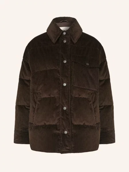 Weekend Max Mara Kurtka Pikowana Giorno Z Sztruksu braun