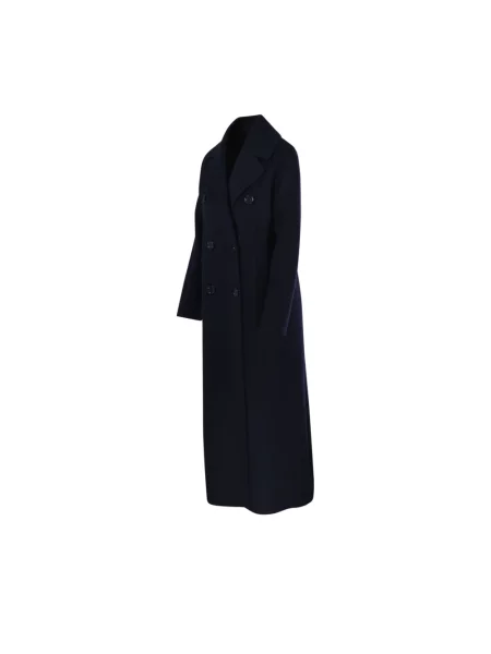 Płaszcz Max Mara wełniany niebieski