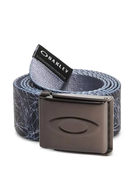 Curea Oakley cu imagine cu imprimeu geometric negru