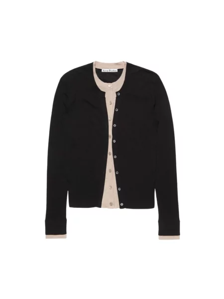 Kardigan Acne Studios wełniany czarny