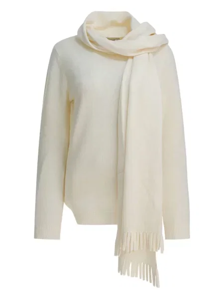 Fular Sandbeige cu franjuri