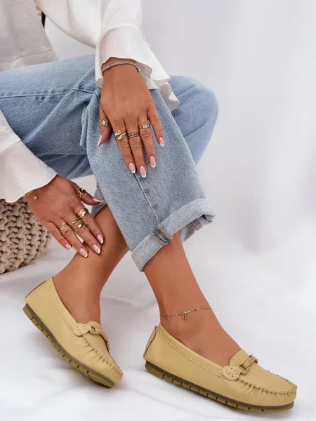 Usnjene mokasini S. Barski brez pet