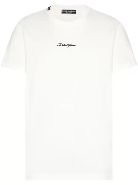 Tricou Dolce & Gabbana cu imagine alb