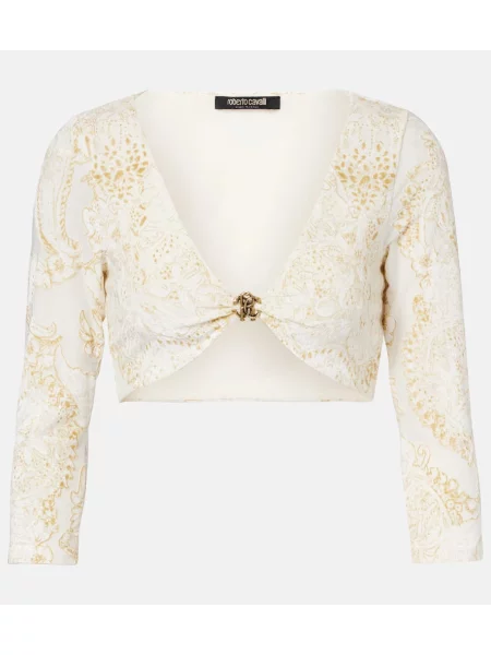 Top Roberto Cavalli alb