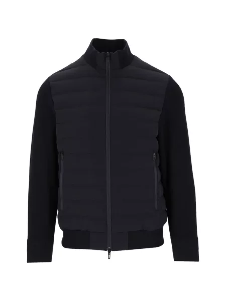 Matlasat geacă cu puf Emporio Armani negru