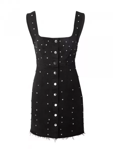 Hoermanseder x About You Rochie Lani metalic gri