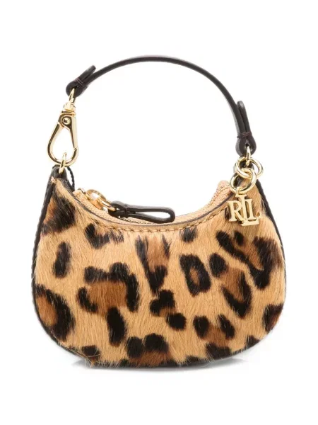 Leopárdmintás medál Lauren Ralph Lauren nyomtatás barna