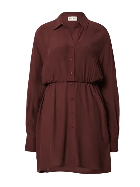 A LOT LESS Rochie tip bluză Delia pueblo maro