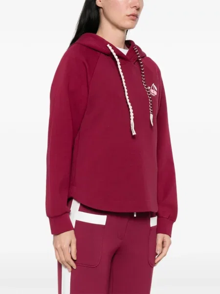 Majica s kapuljačom Marccain s printom crvena