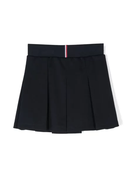 Spódnica mini dziecięca Tommy Hilfiger niebieska