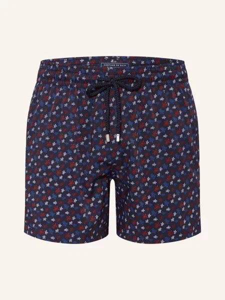 Vilebrequin Koupací Šortky Moorise tmavě modrá/ červená bílá