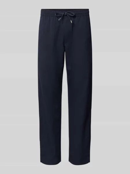Spodnie o kroju relaxed fit z elastycznym pasem model TOBY' Jack & Jones granatowe