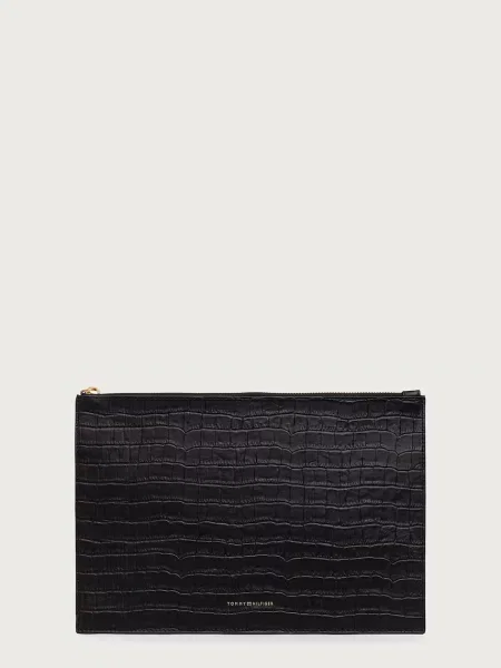 Tommy Hilfiger torbica iz umetnega usnja črna