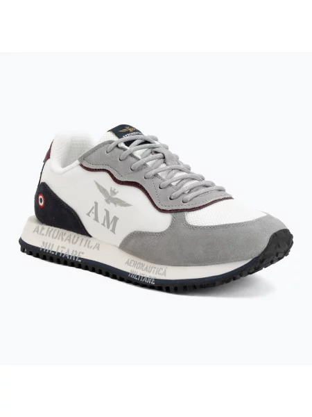 Sneakersy Aeronautica Militare biela