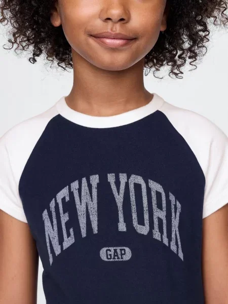 Tricou copii Gap negru
