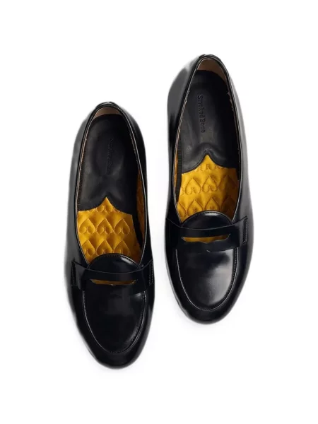 Pantofi loafer Fortela din piele negru