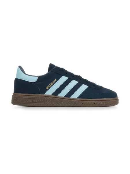 ADIDAS ORIGINALS Tenisky Handball Spezial námořnická modř / světlemodrá / hnědá zlatá