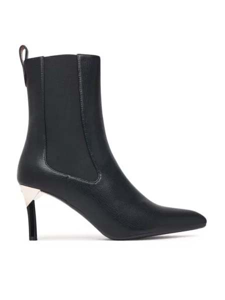 Armani Exchange Botki czarny