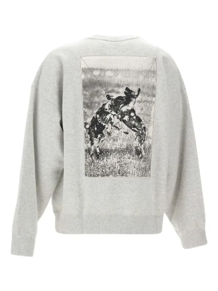 Grafic hanorac Carhartt Wip cu imagine gri