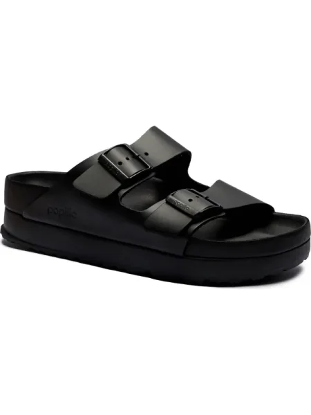 Birkenstock Bőr papucs Arizona Flex | Birkenstock x Papillio | narrow fit fekete