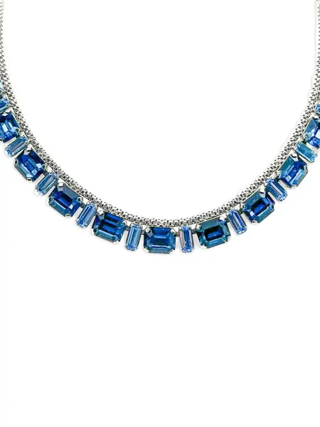 Колие Jennifer Gibson Jewellery сребристо