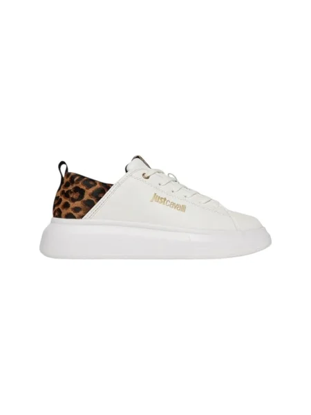 Just Cavalli sneakers din piele alb