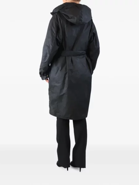 Cu centură geacă parka Barbour negru