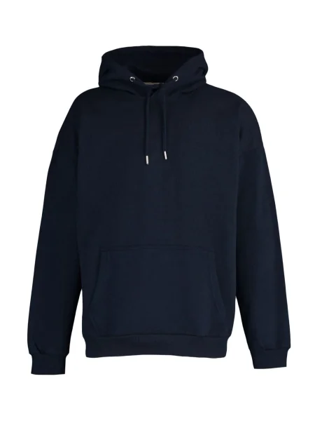 Geacă Trendyol din fleece cu glugă negru