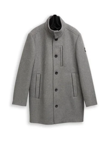 TOM TAILOR Palton de primăvară-toamnă gri negru