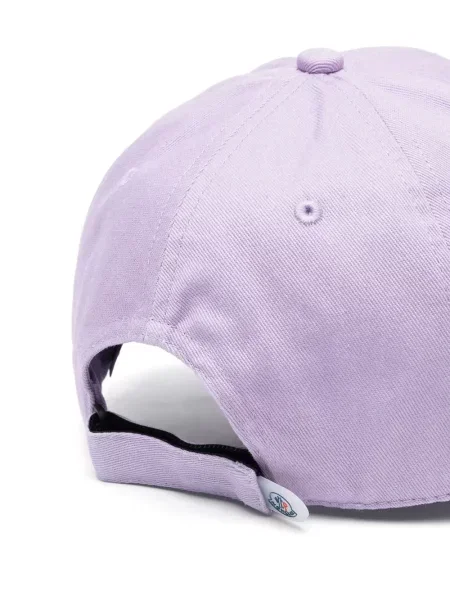 Czapka z daszkiem dziecięca Moncler Enfant fioletowa