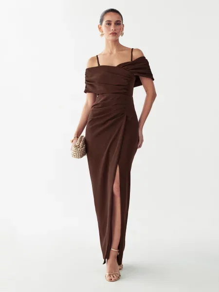 BWLDR Rochie de seară WINNIE' maro