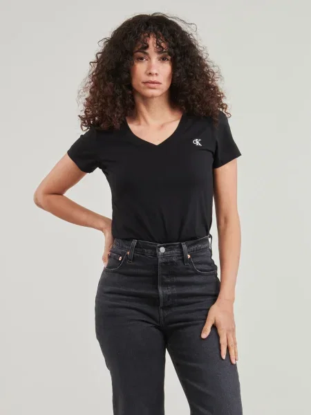 Calvin Klein Jeans Tričko / biela čierna