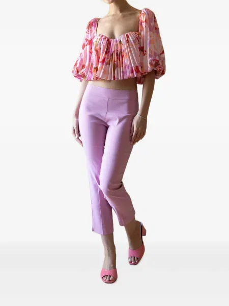 Cropp pantaloni Avenue Montaigne roz