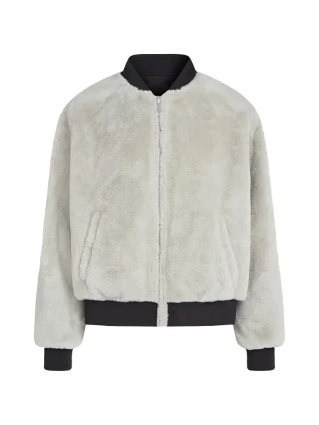 Reversibil geacă de blugi Karl Lagerfeld Jeans cu blană