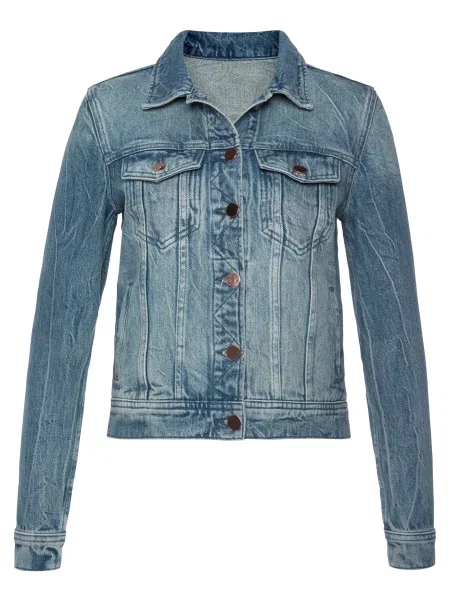 LASCANA Geacă de primăvară-toamnă denim albastru