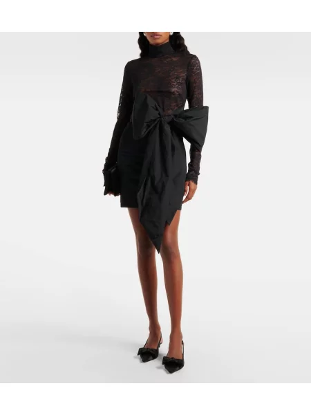 Rochie Rebecca Vallance din dantelă negru