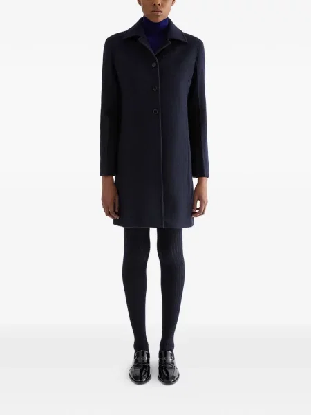 Lung palton Jil Sander albastru
