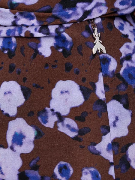 Patrizia Pepe spódnica midi ołówkowa brązowy