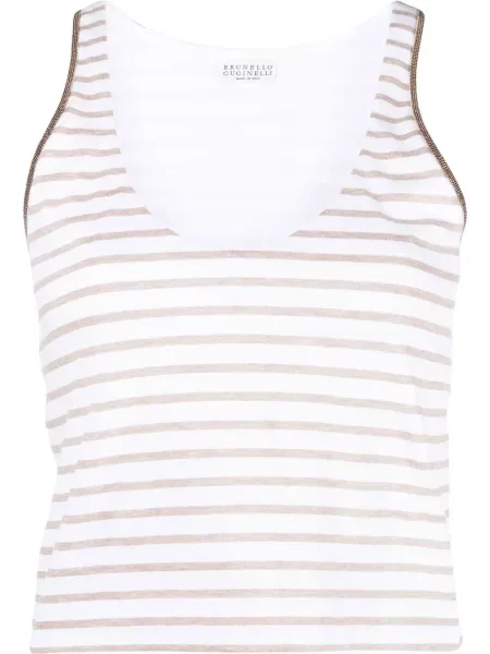 Vestă Brunello Cucinelli alb